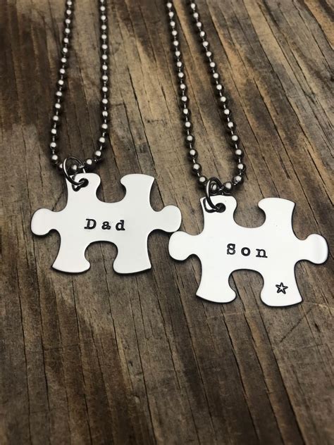 father son matching jewelry|father and son matching necklaces.